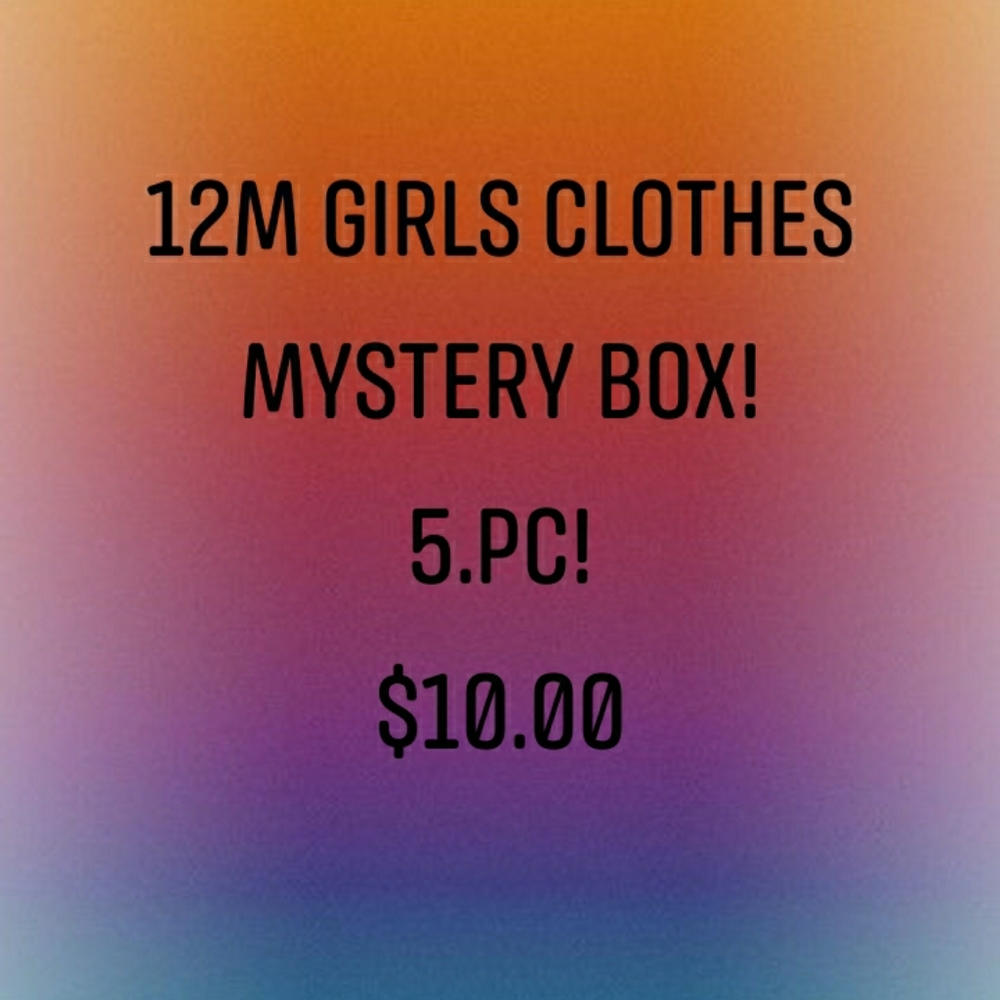 12m girls clothes mystery box